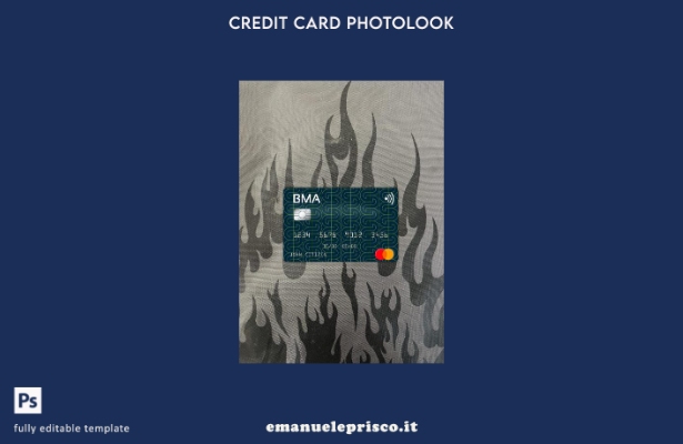 modello frontale photolook mastercard afghano della banca Millie stile verificat